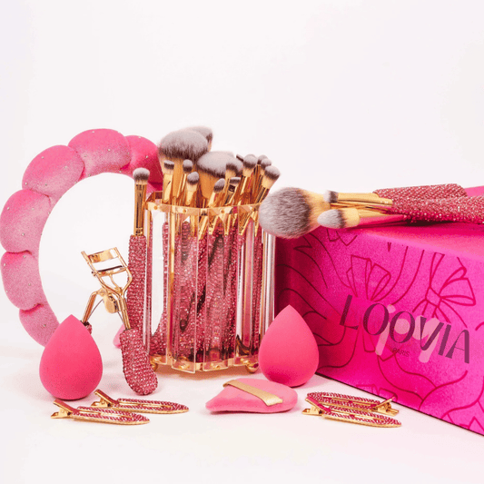 Makeup Box “Ruby Pink” 31 pieces