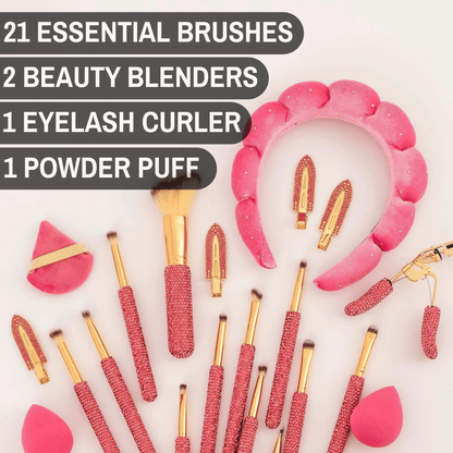 Makeup Box “Ruby Pink” 31 pieces